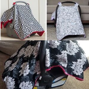 Carseat Canopy Covers – Variety Print Options